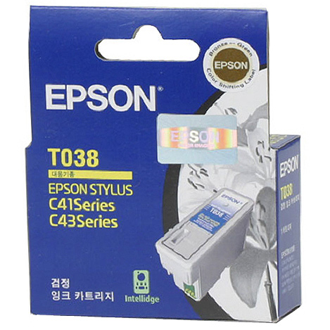 엡손 정품잉크 T038170/검정