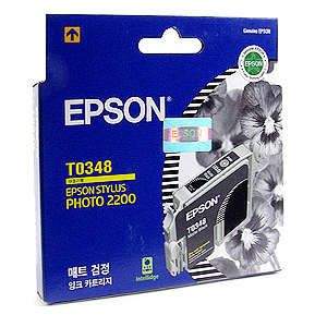 엡손 정품잉크 T034870/매트검정