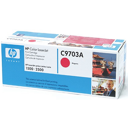 HP 정품토너 C9703A/빨강