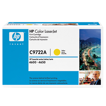 HP 정품토너 C9722A/노랑