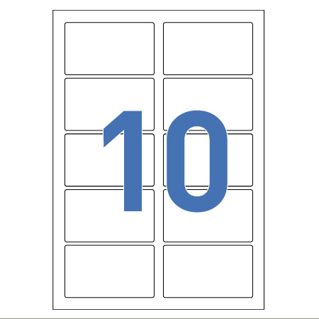 [폼텍] 분류표기용라벨(10칸) 20매 LQ-3510