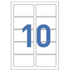 [폼텍] 분류표기용라벨(10칸) 100매 LS-3510 