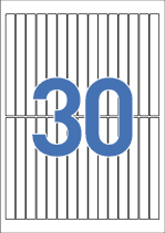 [폼텍] 화일인덱스용라벨(30칸) 100매 LS-3628