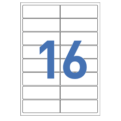 [폼텍] 주소용라벨(16칸) 20매 LQ-3107 