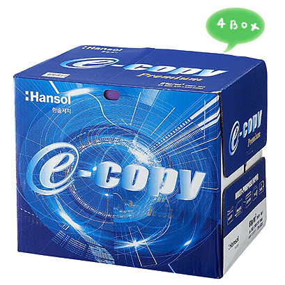 한솔 e-copy 복사용지 A4 (4박스)