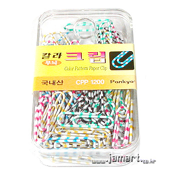 [판교] 칼라무늬클립(크립) CPP1200