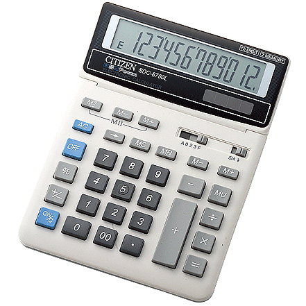 [시티즌] SDC-8780L 계산기