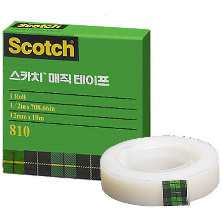 [3M] 스카치 매직테이프 리필 #810 (12mmx18M)