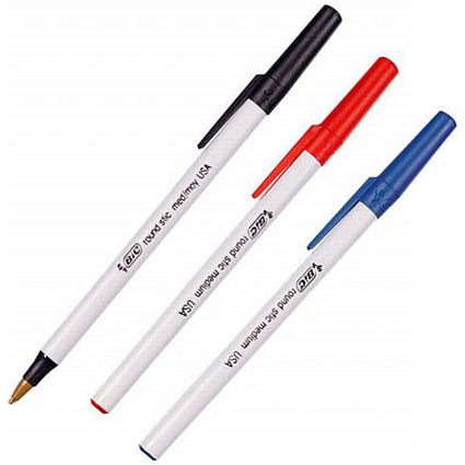 DO-4 [BIC] 라운드스틱 볼펜 1.0mm(12개입)