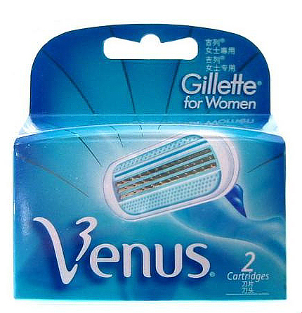 [질레트]비너스 면도날2입