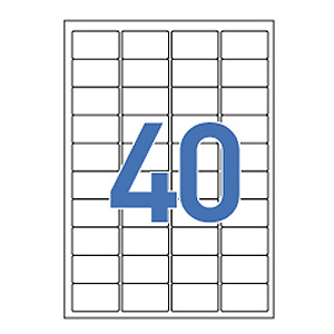 [폼텍] 바코드용라벨(40칸) 20매 LQ-3102 