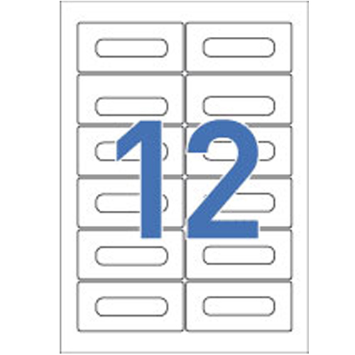 [폼텍] 카세트테이프용 라벨(12칸) 20매 LQ-3630