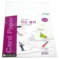[폼텍] 단면 잉크젯 카드용지 흰색 A4(200g*20매/1칸) IP-2000 
