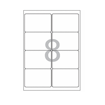 [폼텍] 물류관리용라벨(8칸) 100매 LS-3114 