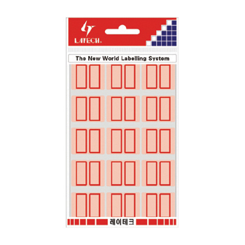 예현1009(적색/2매)-일반견출지