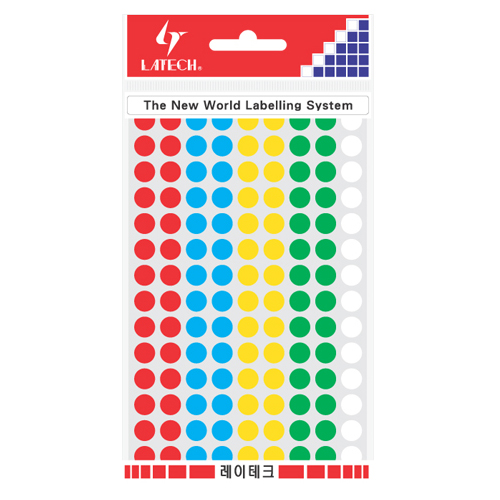 견출지 10-305 A (7장/882개) 8mm