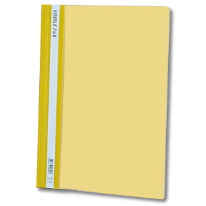 [아톰] 비지블화일A4(PVC,좌철)노랑 F204