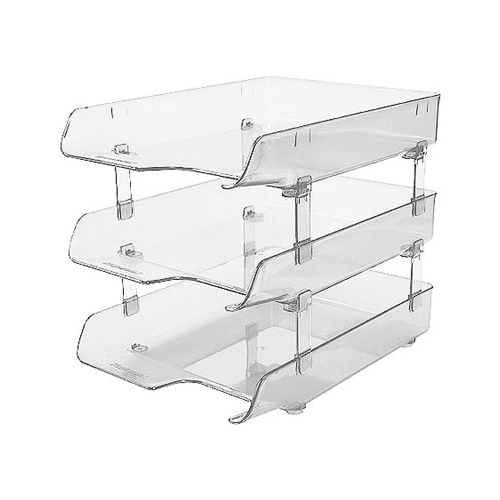 EQ-202 카파맥스 3단 크리스탈서류받침(투명)-K20103