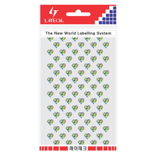 레이테크 견출지 10-H344A 7mm *  9mm 4장/320개