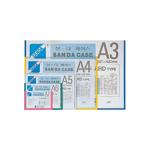 PVC 산다케이스 A4(210*297)