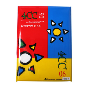 AD-5/ 4CC 칼라 레이저 전용지 A4 100매