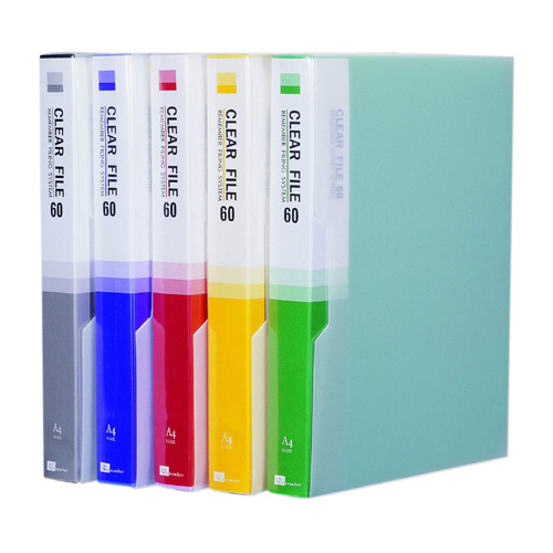 [리멤버] 클리어화일A4(60매) 녹색 RCF-60 