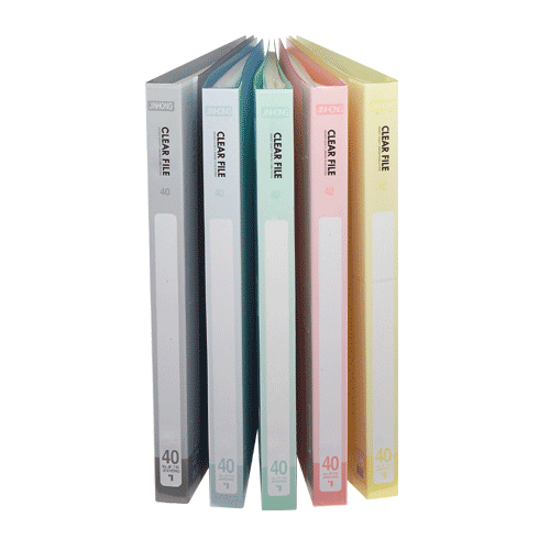 클리어화일40매 녹색