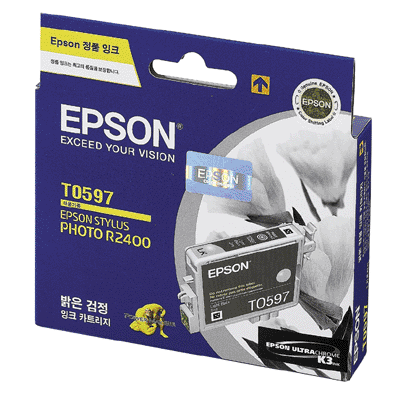 엡손 정품잉크 T059770/밝은검정