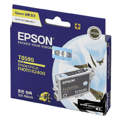 엡손 정품잉크 T059570/밝은파랑