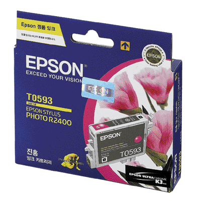 엡손 정품잉크 T059370/빨강