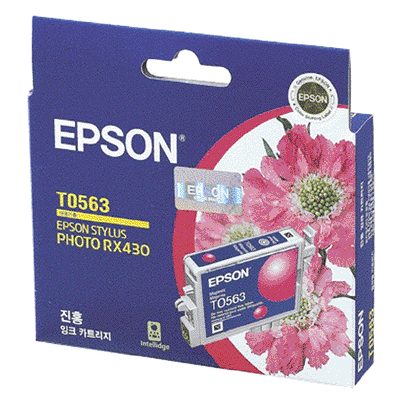 엡손 정품잉크 T056370/빨강