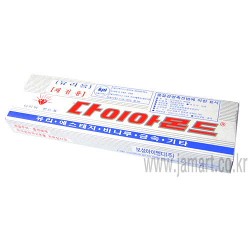 다이아몬드 유리용 색연필(12개입) 적색