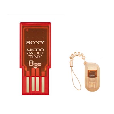 [소니] 초미니 마이크로볼트 USB메모리 8GB/USM8GH