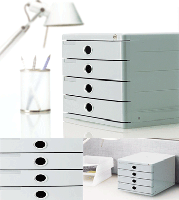 [시스맥스] 플러스서류함4단-1411K