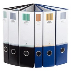 [문화]3공 D링 고급합지바인다 A4(흑색,폭50mm) B849-7