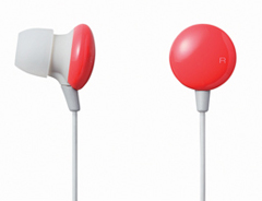 [엘레컴] EHP-AIN60RD 초코렛 레드 이어폰