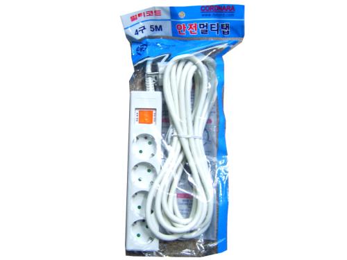 멀티탭 접지4구 5M