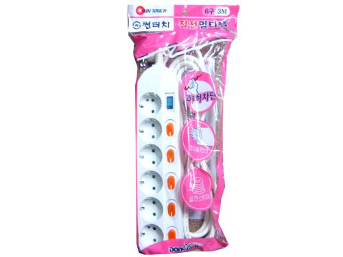 멀티탭개별 6구3M