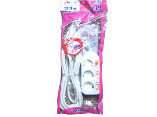 멀티탭 개별3구 5M