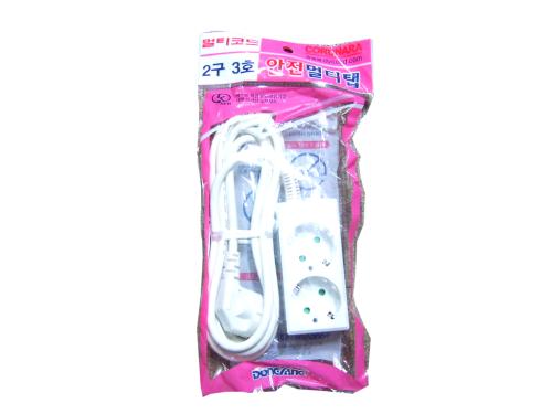 멀티탭 접지2구 3호