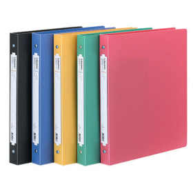 [문화] 3공 O링 바인다 A4(PP,폭2.5cm) 녹색 B443-7 