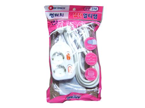 멀티탭 개별2구 3M