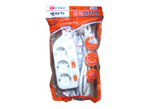 멀티탭 개별3구 1.5M