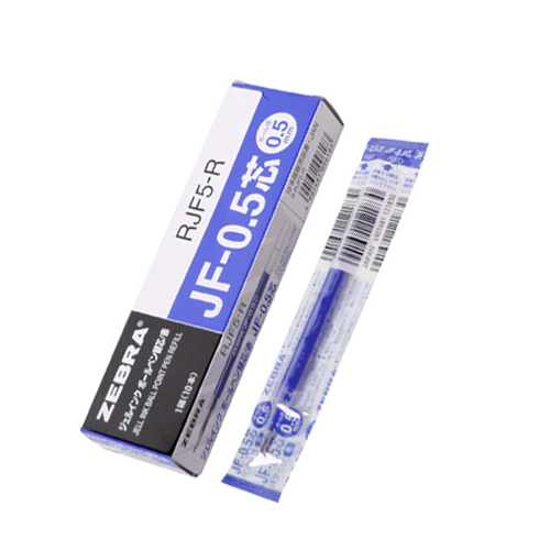 제브라 사라사펜리필(JF-0.5/청/10개)