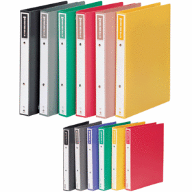 [문화]2공 O링 바인다 A4(PP,폭3cm) 회색 B440-7 