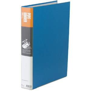 [문화]2공 파이프바인다 A4(폭4cm,링간격7cm)청색B860-7A