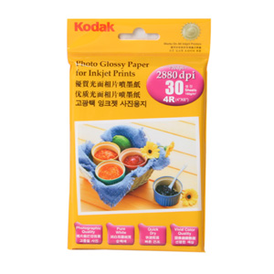 코닥 고광택 잉크젯 사진용지 A6 30매 CAT 492 8792