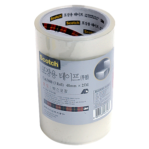3M 투명 포장용테이프(3600*3/ 48mm*25)