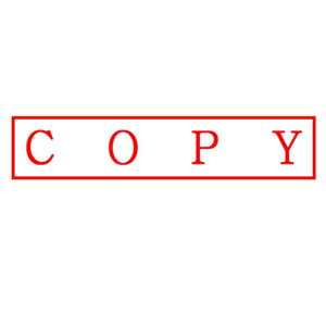 자동 스탬프 "COPY"