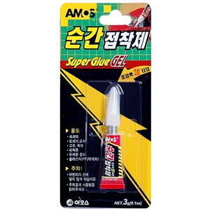 아모스 순간접착제 젤타입 3g